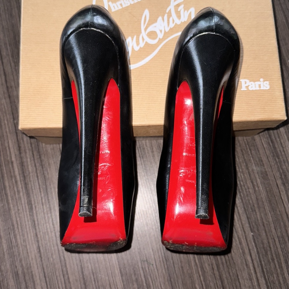 Christian Louboutin daffodile black pumps size 39.5 - Picture 3 of 9